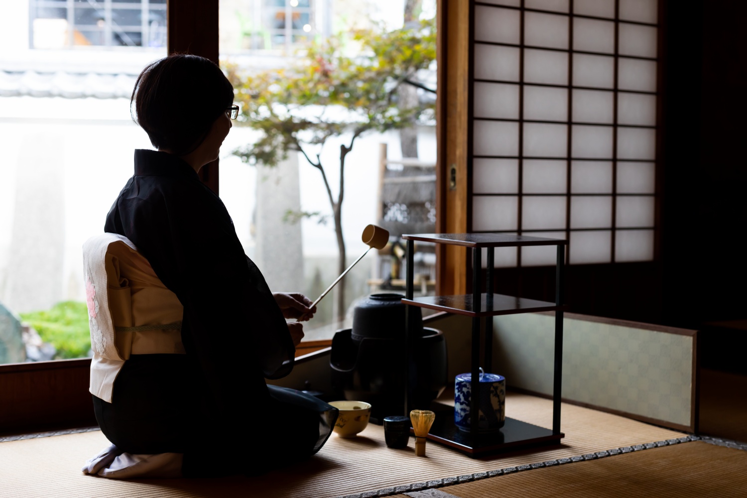 Masumi Kirihata, host and licensed Tea Master of Tea Ceremony Ju-An